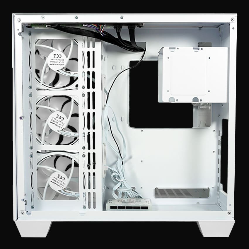 LC-807W-ON Stormwatch_X Midi-ATX Case, White - Thumbnail 10