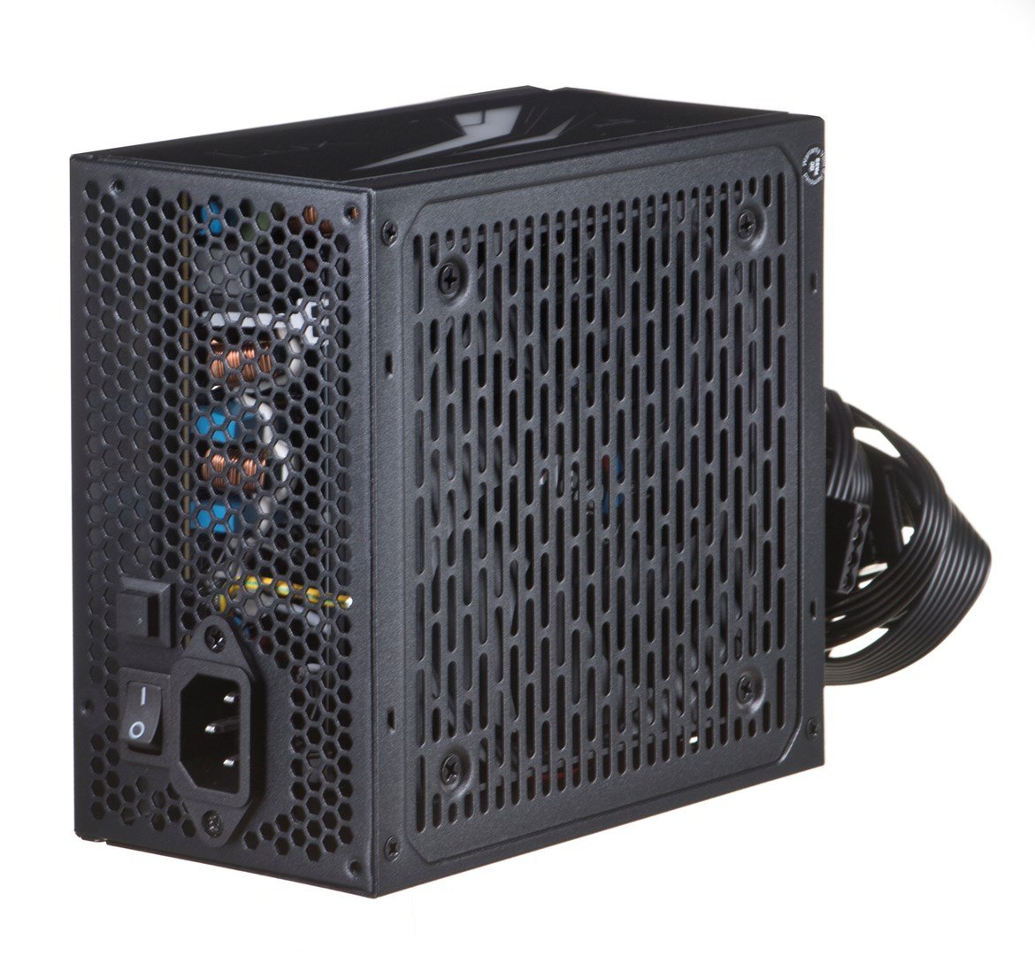 Aerocool LUX RGB Power Supply, 650W, 80Plus Bronze, 12cm Fan, Black - Image 1