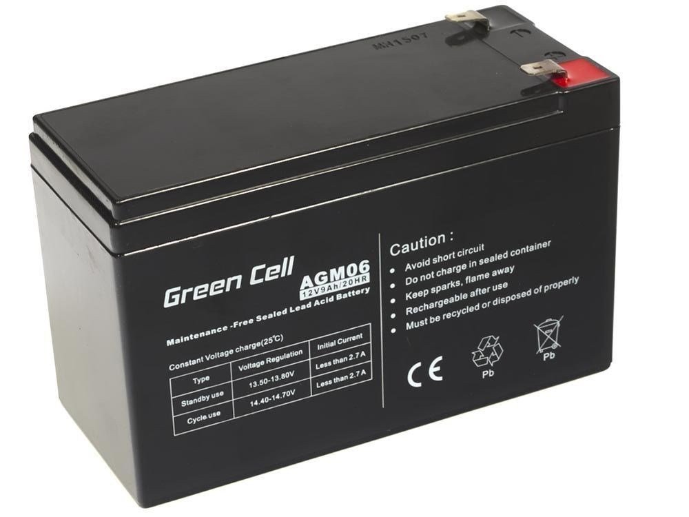 Green Cell AGM06 UPS Battery, 12 V, 9 Ah - Image 1