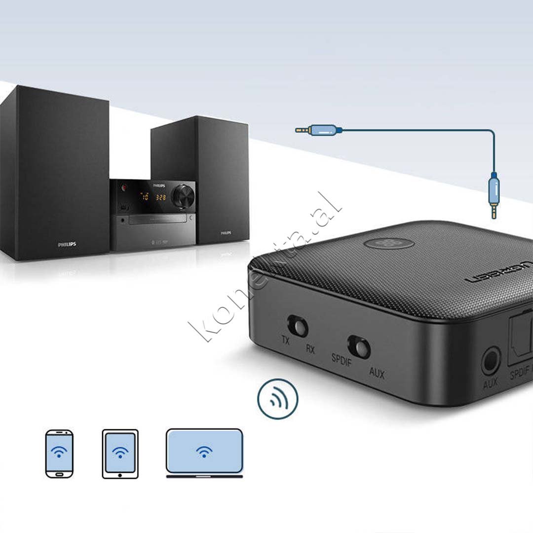 Ugreen Adaptor Audio 2 në 1 Me Bluetooth 5.0 - Thumbnail 9