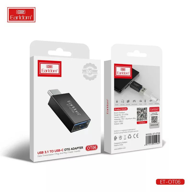 Earldom ET-OT06 Adapter, Black - Thumbnail 6