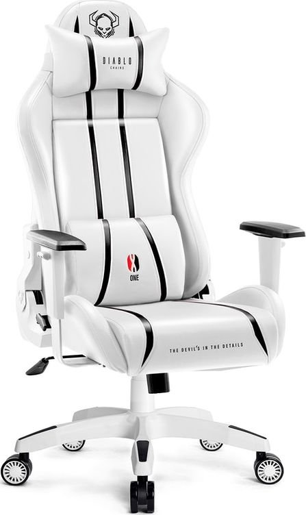 Diablo X-One 2.0 Gaming Chair, White/Black - Image 1