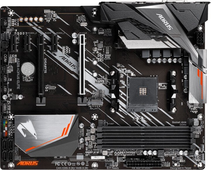GIGABYTE A520 AORUS ELITE (rev. 1.0) Motherboard - Image 1