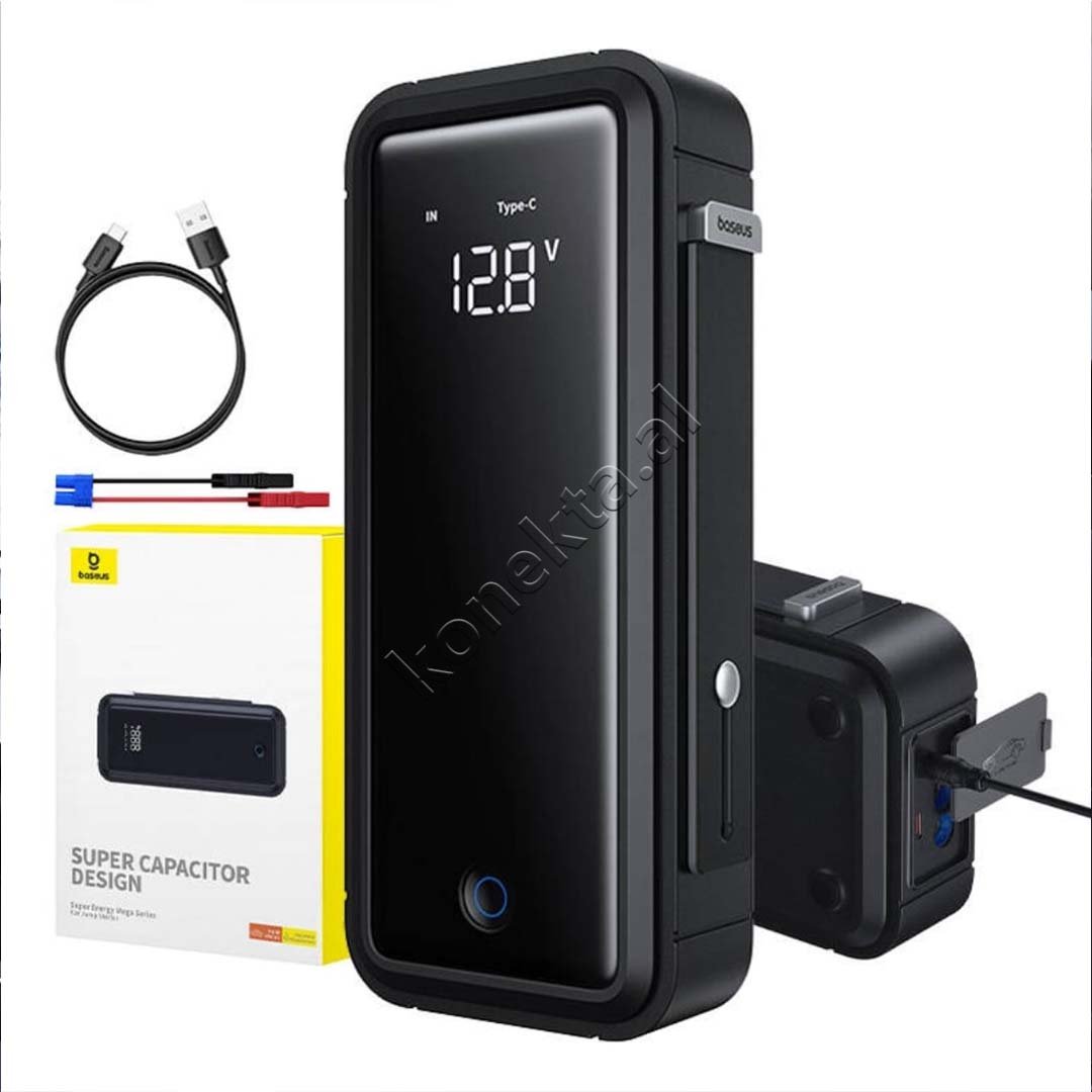 Baseus Multifunctional External Battery, Black - Thumbnail 6