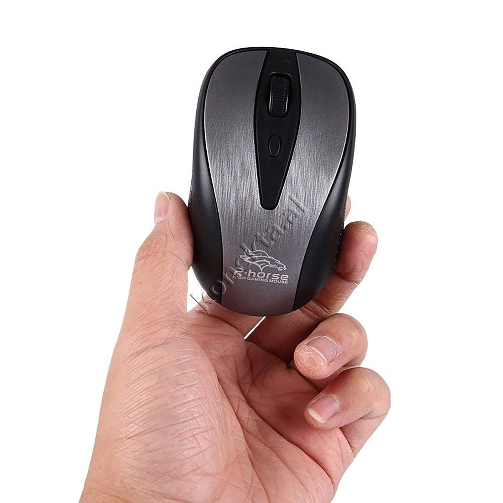 tjetertjeter Maus Wireless Mouse, Black / Gray - Thumbnail 6
