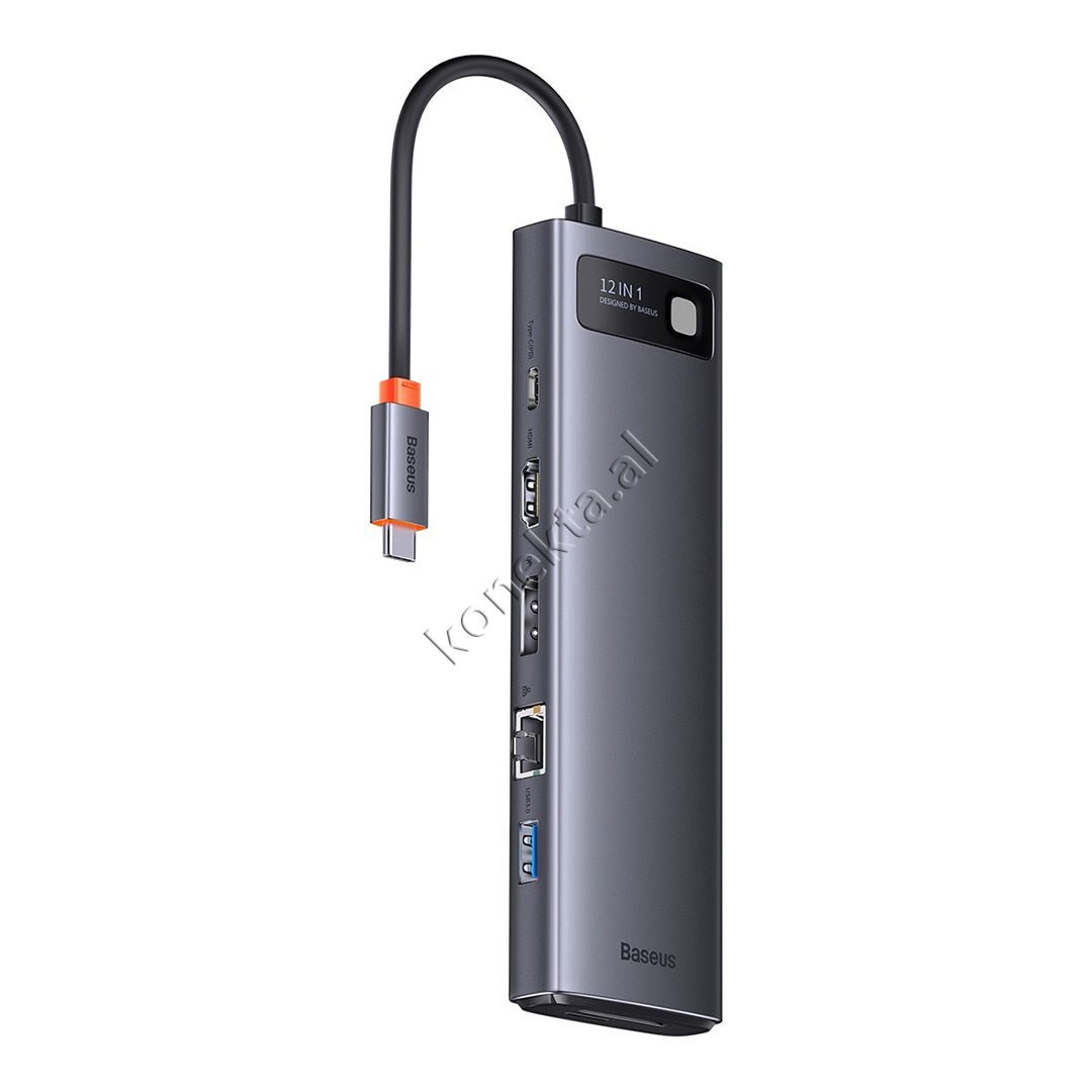 Baseus Type-C Adapter Me 12 Porta Multifunksionale - Thumbnail 2