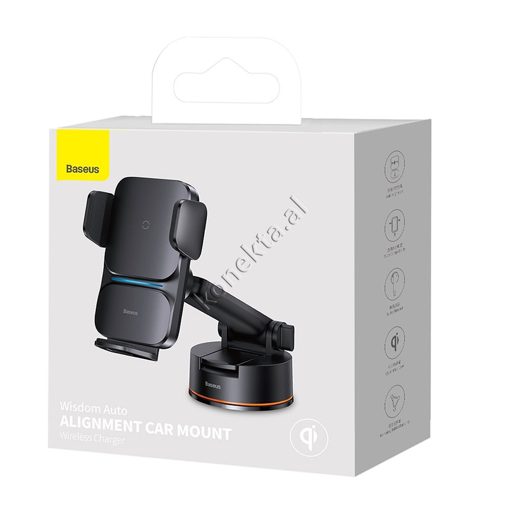 Baseus Mbajtese Celulari Per Makine Me Karikim Wireless, E Zeze - Thumbnail 24