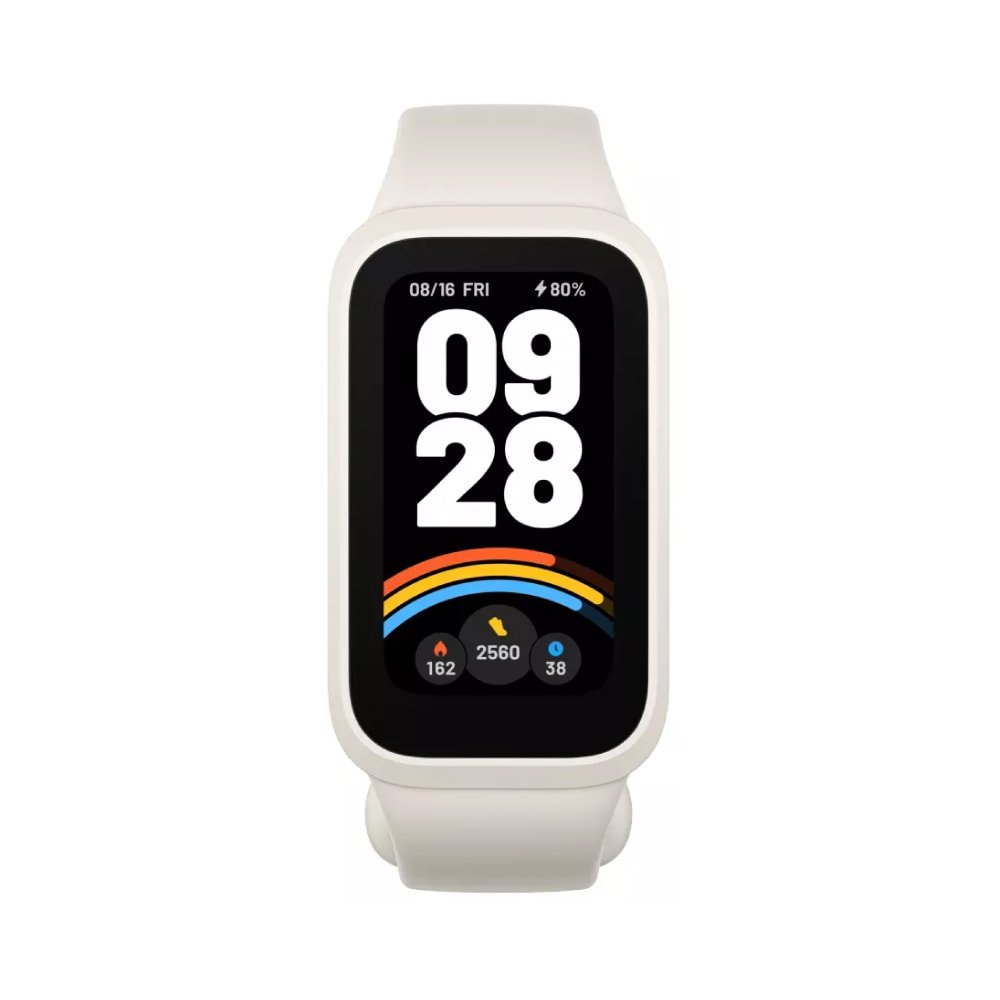 Xiaomi Smart Band 9 Active Smartwatch, White Beige - Image 1