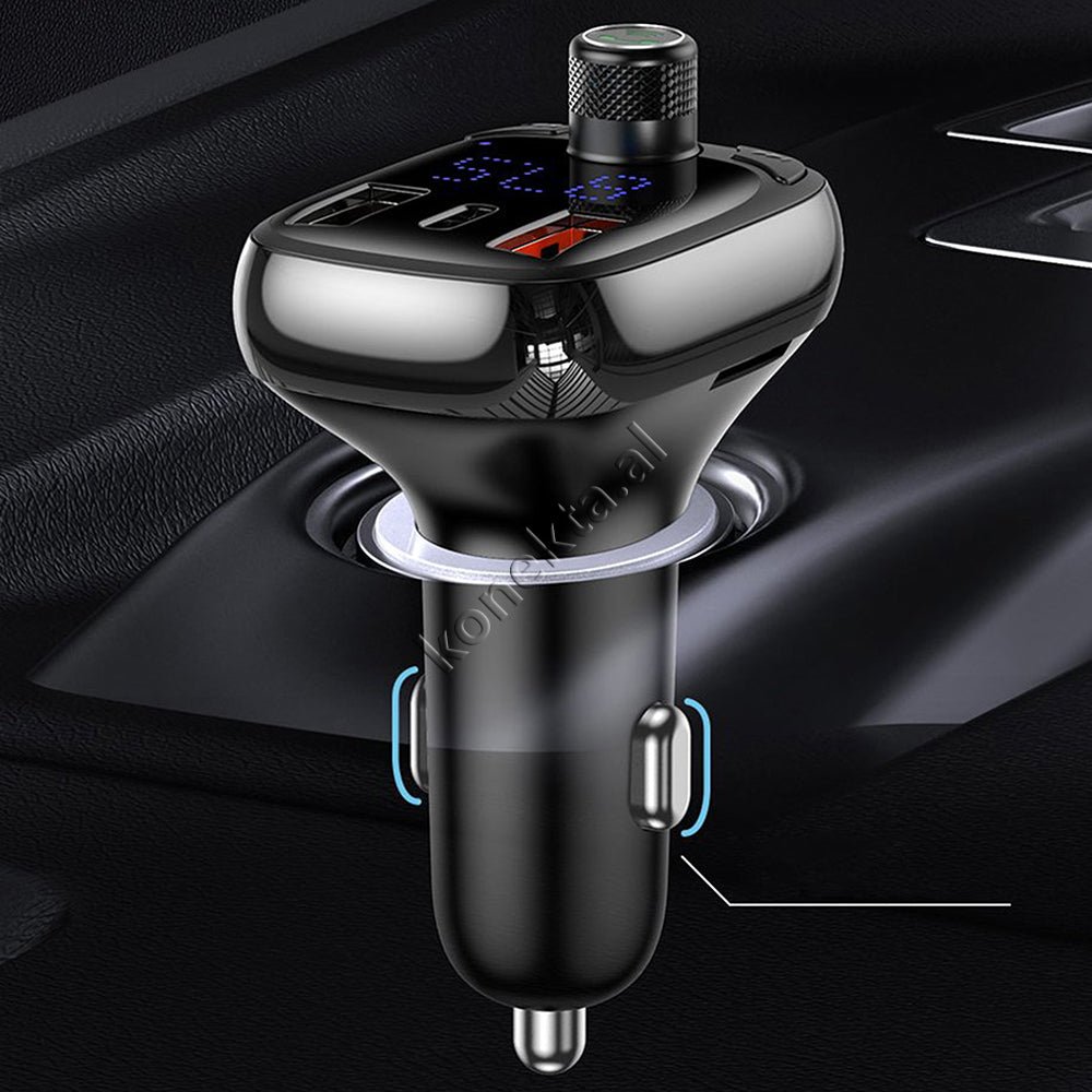 Baseus Karikues I Shpejte 36w Makine Me Mp3 Me Bluetooth Dhe Panel Digjital - Thumbnail 19