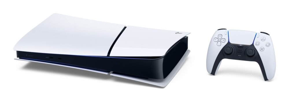 Sony PlayStation 5 Slim Digital Edition Console, 1TB SSD, White, with Controller - Thumbnail 4