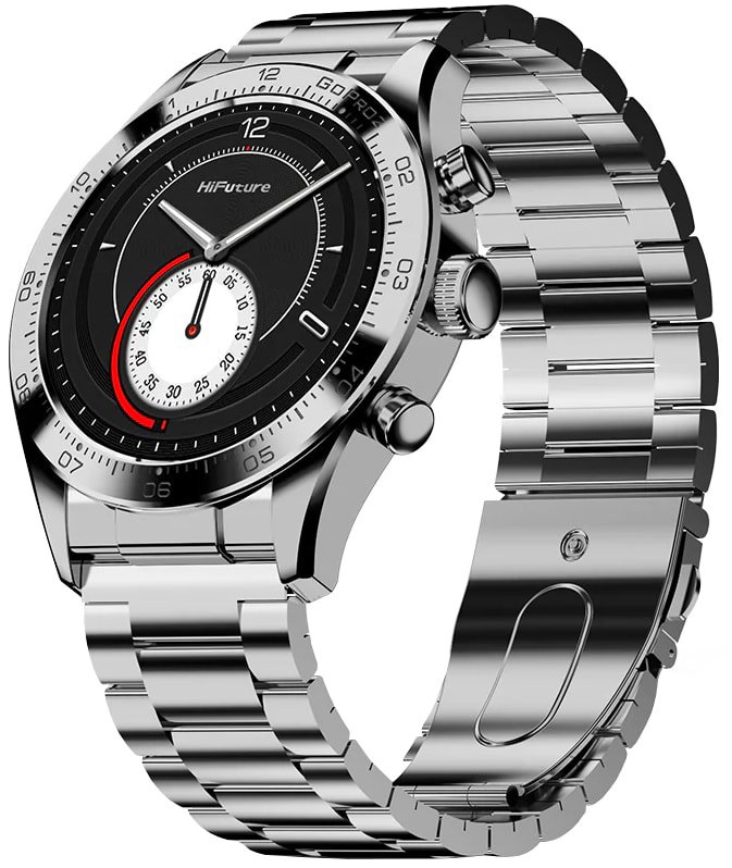 HiFuture GoPro2 Smart Watch, Silver - Image 1