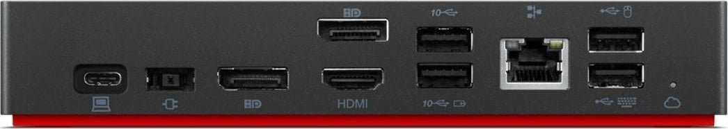 Lenovo ThinkPad Universal Smart Dock USB-C Docking Station, Black - Thumbnail 4