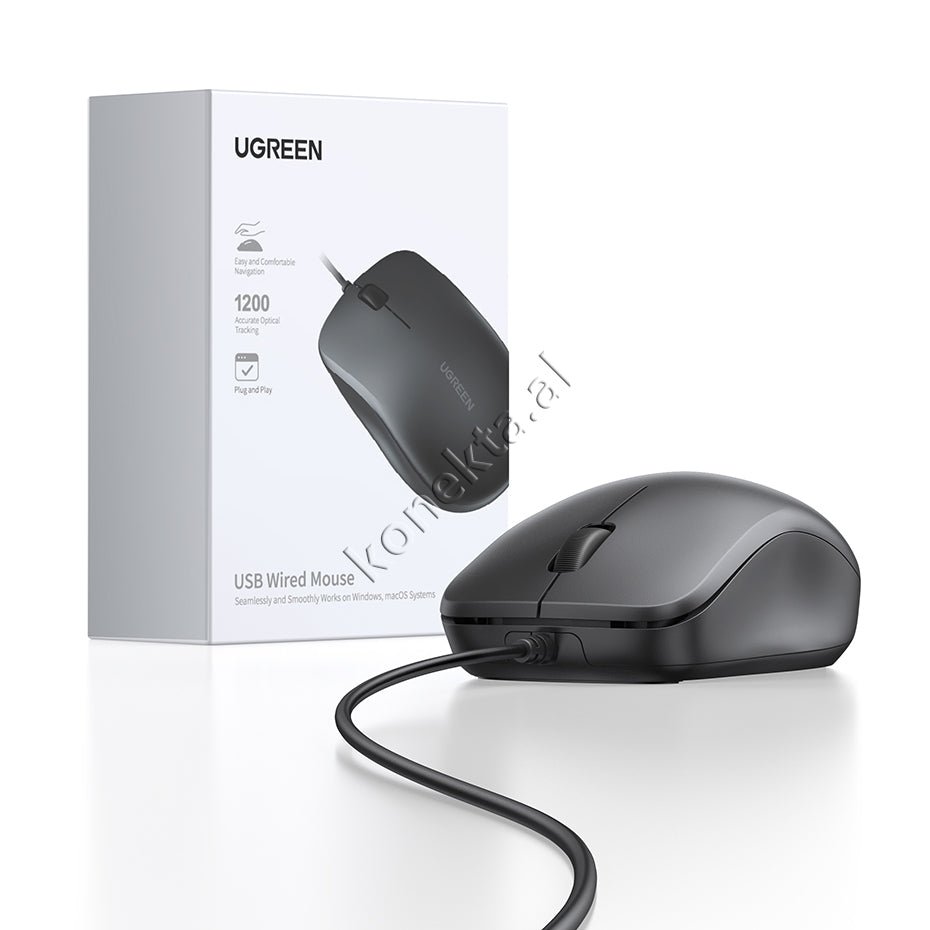 UGreen Mouse, Black - Thumbnail 7