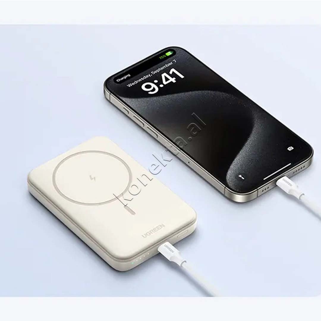 UGreen Bateri E Jashtme Magnetike 10000mAh 20W Karikim Wireless - Thumbnail 14