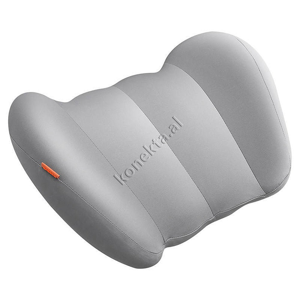 Baseus Multifunctional Memory Neck Pillow, Gray / Orange, 395x263x115mm - Thumbnail 4