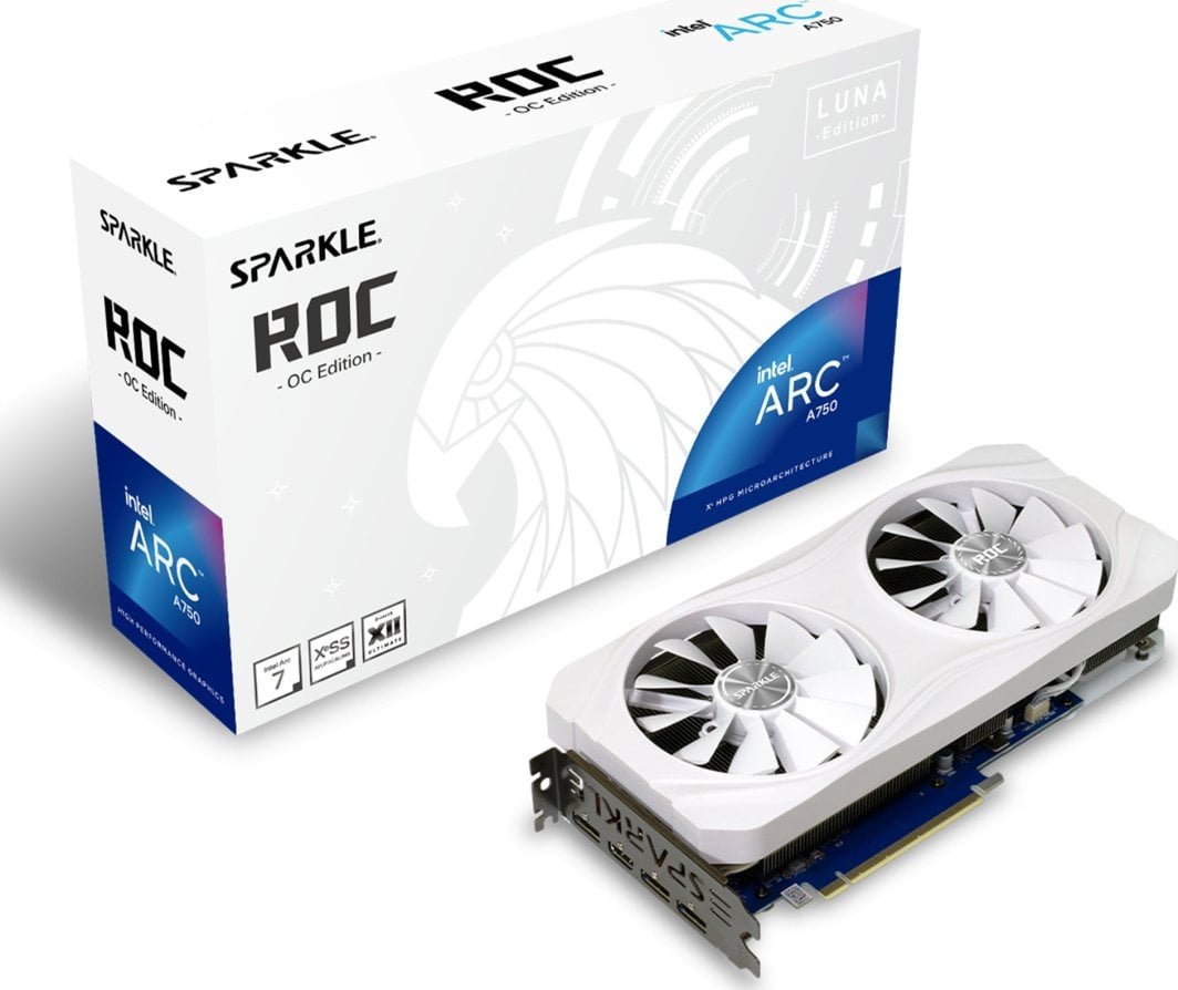 Sparkle Arc A750 ROC Luna OC Graphics Card 8GB GDDR6 - Image 1