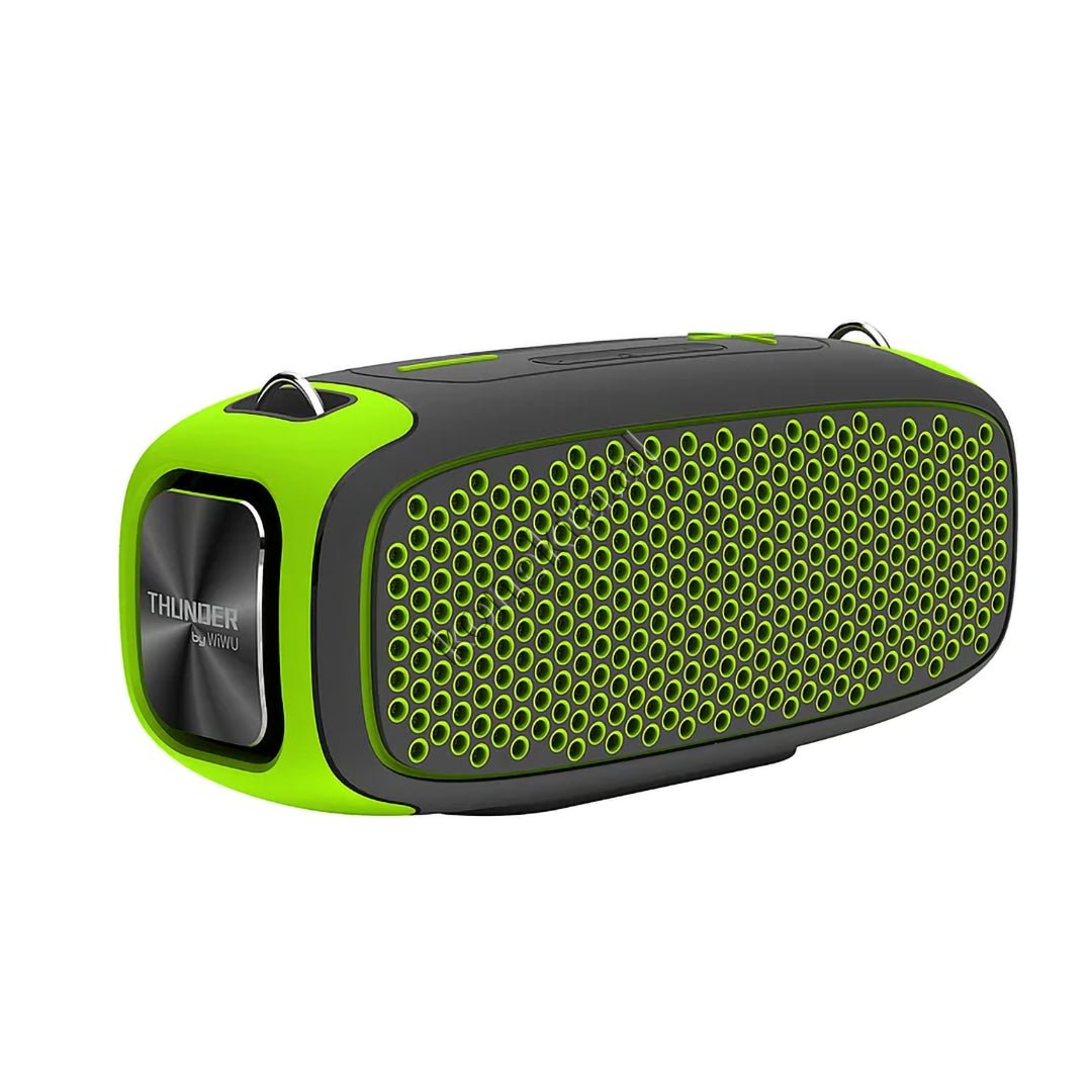 WiWU Thunder Bluetooth Speaker with Wireless Microphone, Black - Thumbnail 8