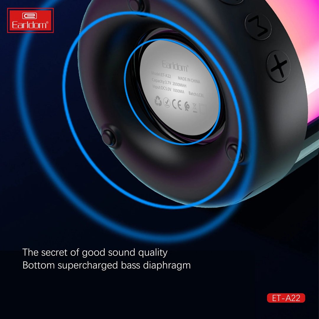 Earldom A22 RGB Speaker, White - Thumbnail 4