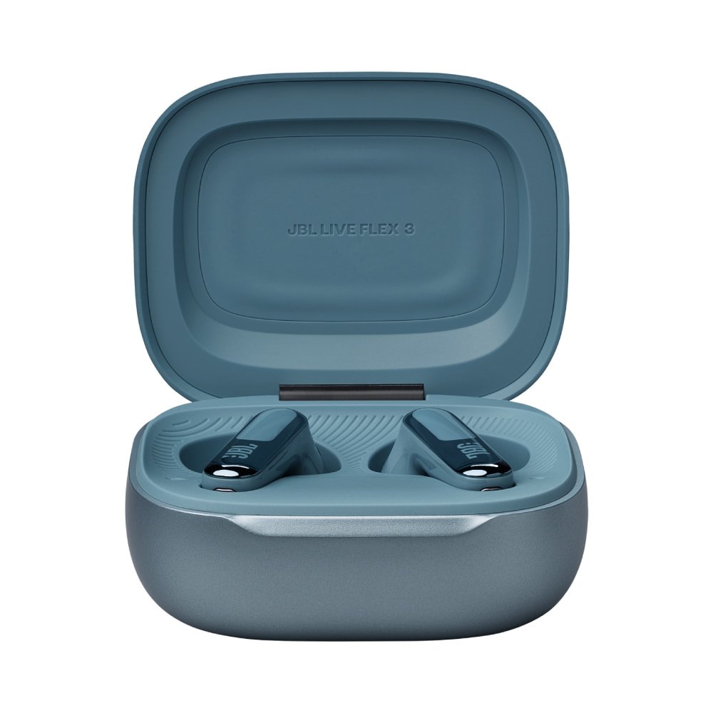 JBL Live Flex 3 Earbuds, Blue - Image 1