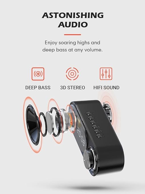 PowerPro B159 Speaker with Digital Clock - Thumbnail 3