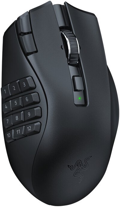Razer Naga V2 HyperSpeed Mouse, Black - Thumbnail 2