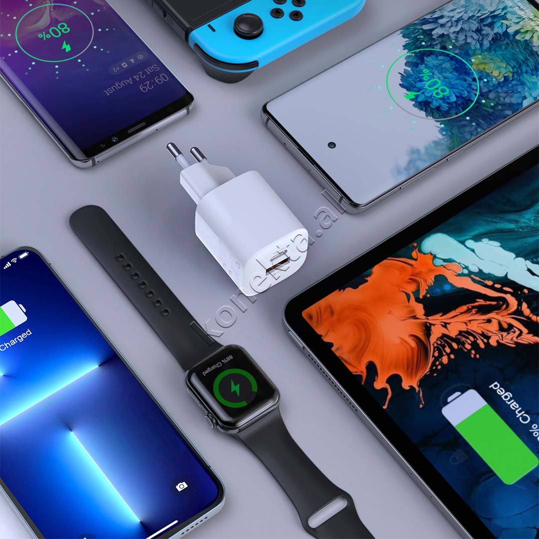 Choetech Fast Charge Adapter, White - Thumbnail 9