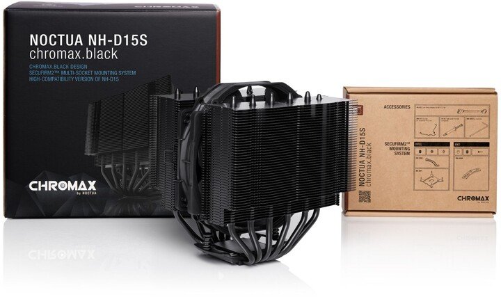Noctua NH-D15S Cooler, Black - Thumbnail 4