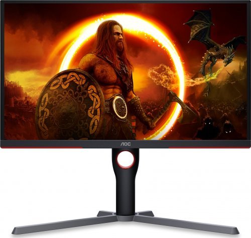 AOC 25G3ZM/BK Monitor, 24.5", 1920 x 1080 (FullHD), 240Hz, Black/Red - Image 1