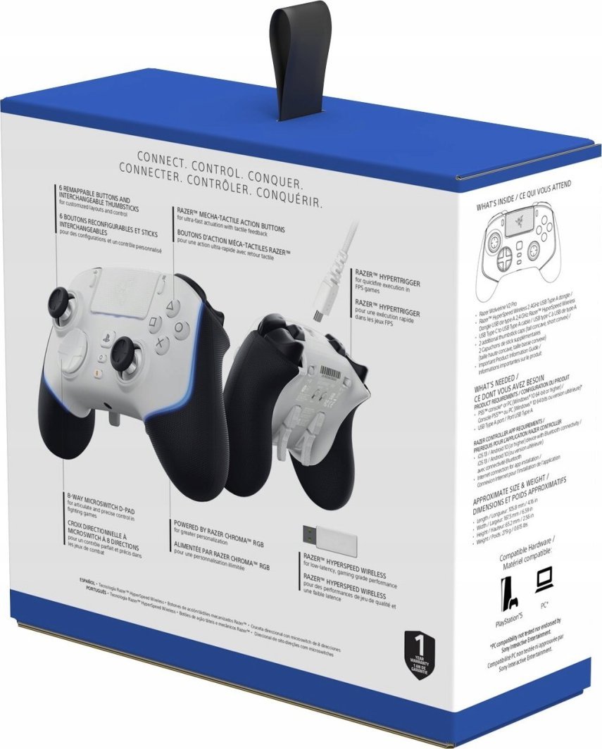Razer Wolverine V2 Pro Controller, White - Thumbnail 6