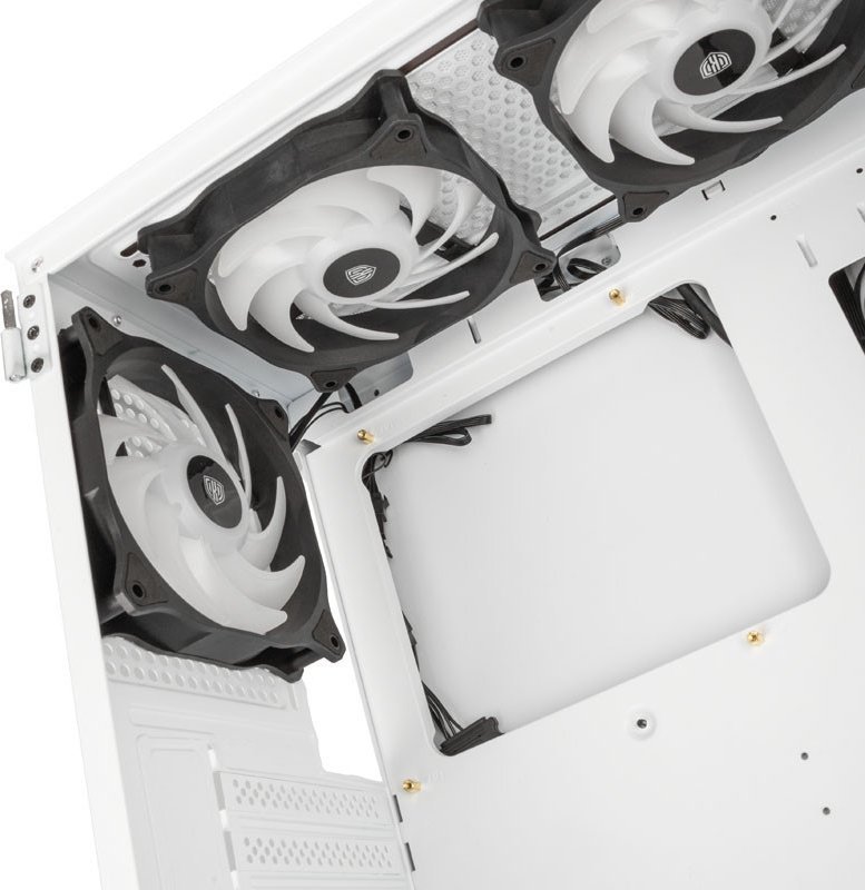 Kolink Observatory HF Glass ARGB Case, White, Midi Tower - Thumbnail 10