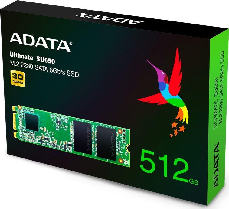 ADATA Ultimate SU650 SSD, 512GB, M.2 2280 SATA III - Thumbnail 4