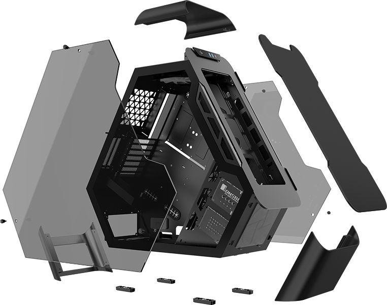 Jonsbo TR03-A Case, Black, Midi Tower - Thumbnail 11