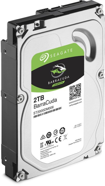 Seagate BarraCuda HDD, 3.5", 2TB - Thumbnail 3