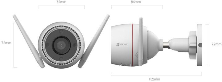 EZVIZ H3C Camera, 2K - 3MPix, 4mm - Thumbnail 2