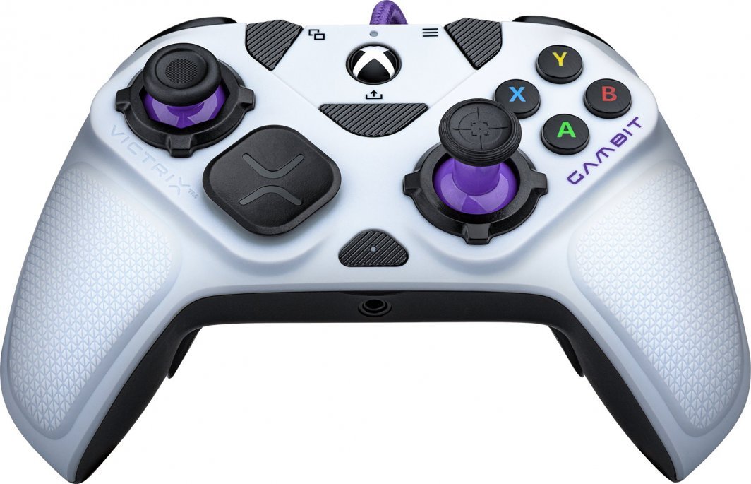 Victrix Gambit Tournament Controller, Wired, White / Purple - Image 1