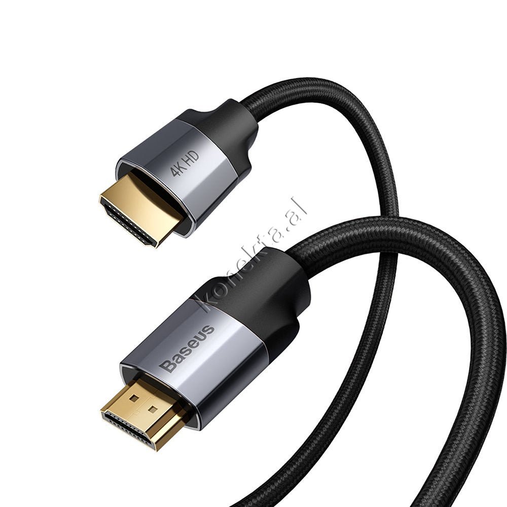 Baseus HDMI Cable, 1m / 3m / 5m, Grey - Thumbnail 5