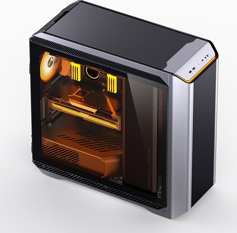 Jonsbo D500 ARGB Case, Black and Silver, Full Tower - Thumbnail 18