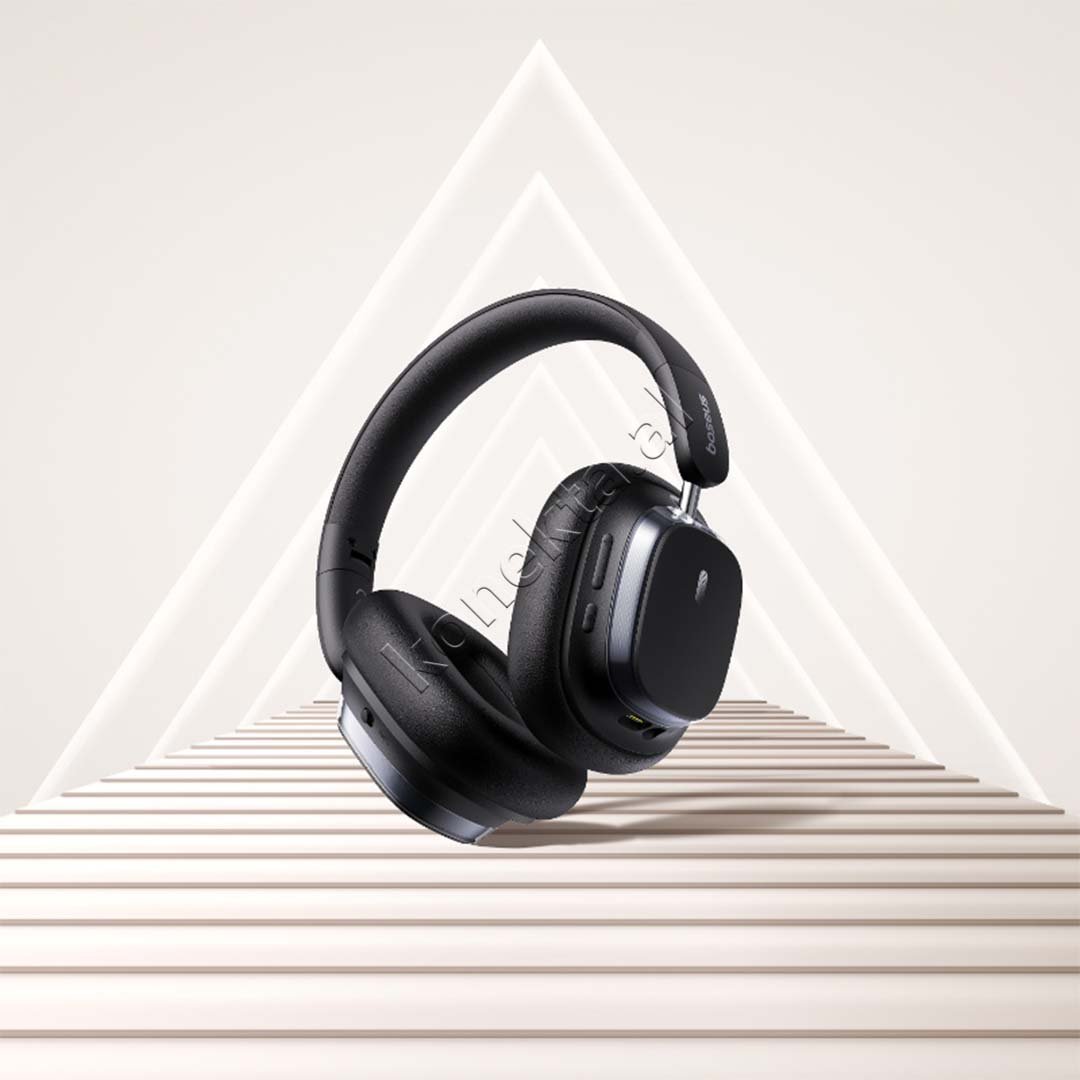 Baseus Bluetooth Headphones, Black, White - Thumbnail 6