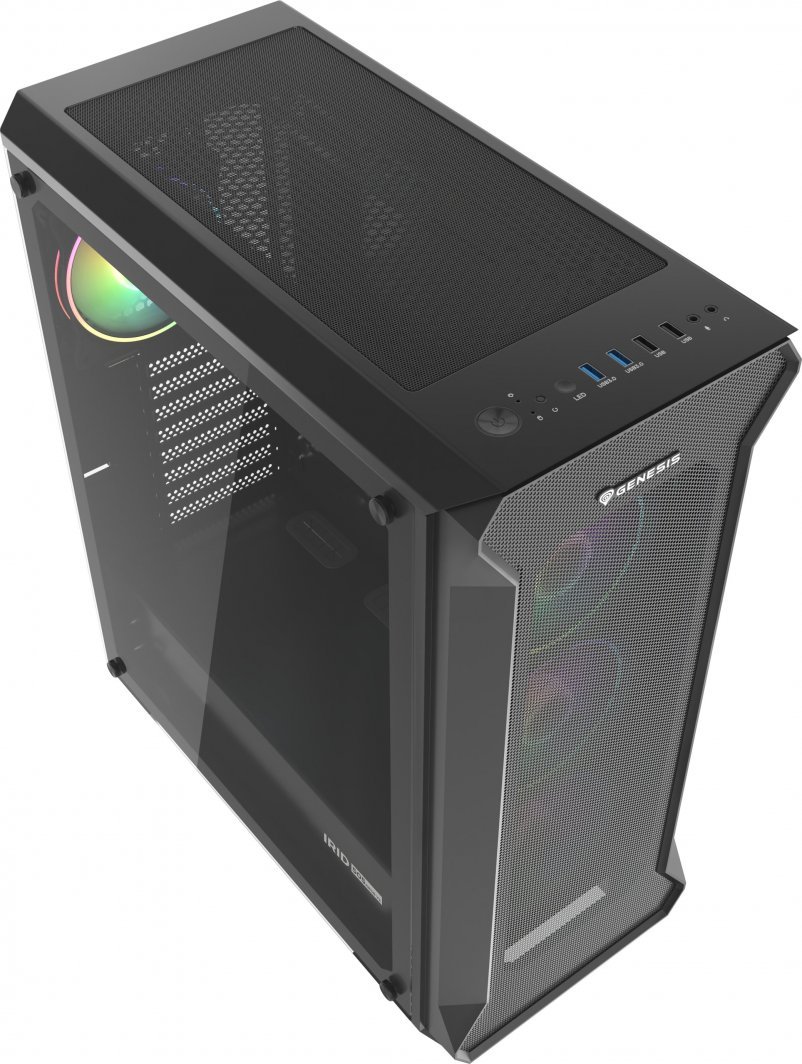 Genesis IRID 505 ARGB V2 Case, Midi Tower - Thumbnail 14