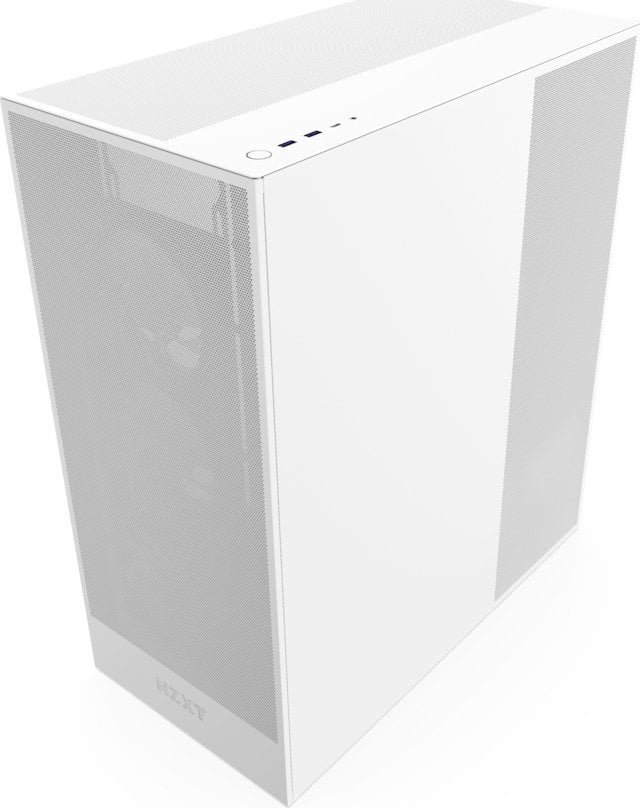 NZXT H7 Flow Case, White, Midi Tower - Thumbnail 7