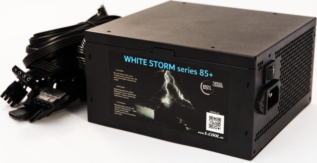 1stCool White Storm ECP-700A-14-85 ATX Power Supply, 700W, White - Thumbnail 2