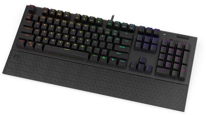 Endorfy Omnis Red Keyboard, Kailh Red, US, Black - Thumbnail 2