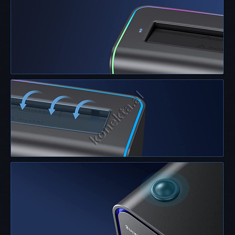 Orico Hard Disk Reader with Type-C Port and RGB Light - Thumbnail 20