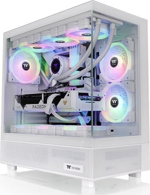 Thermaltake View 270 TG ARGB Case, White, Midi Tower - Image 1