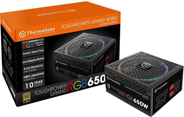Thermaltake Toughpower Grand RGB PS-TPG-0650FPCGEU-R Power Supply, 650W - Thumbnail 10