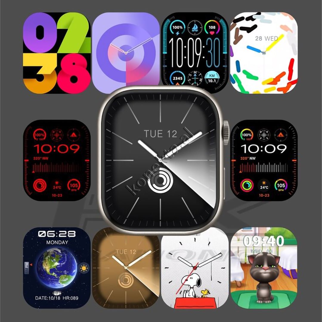 HOCO HK9 PRO+ Smartwatch, Black, 2.2 Inch - Thumbnail 13