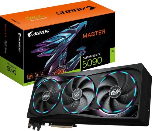 Gigabyte AORUS GeForce RTX 5090 Master Graphics Card, 32GB GDDR7 - Image 1
