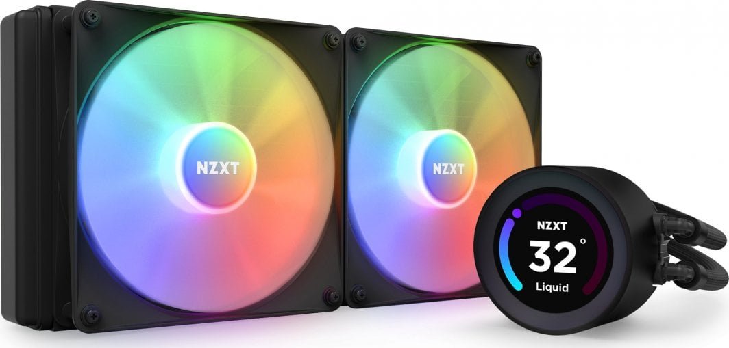NZXT Kraken Elite 280 RGB Water Cooler (RL-KR28E-B1) - Image 1