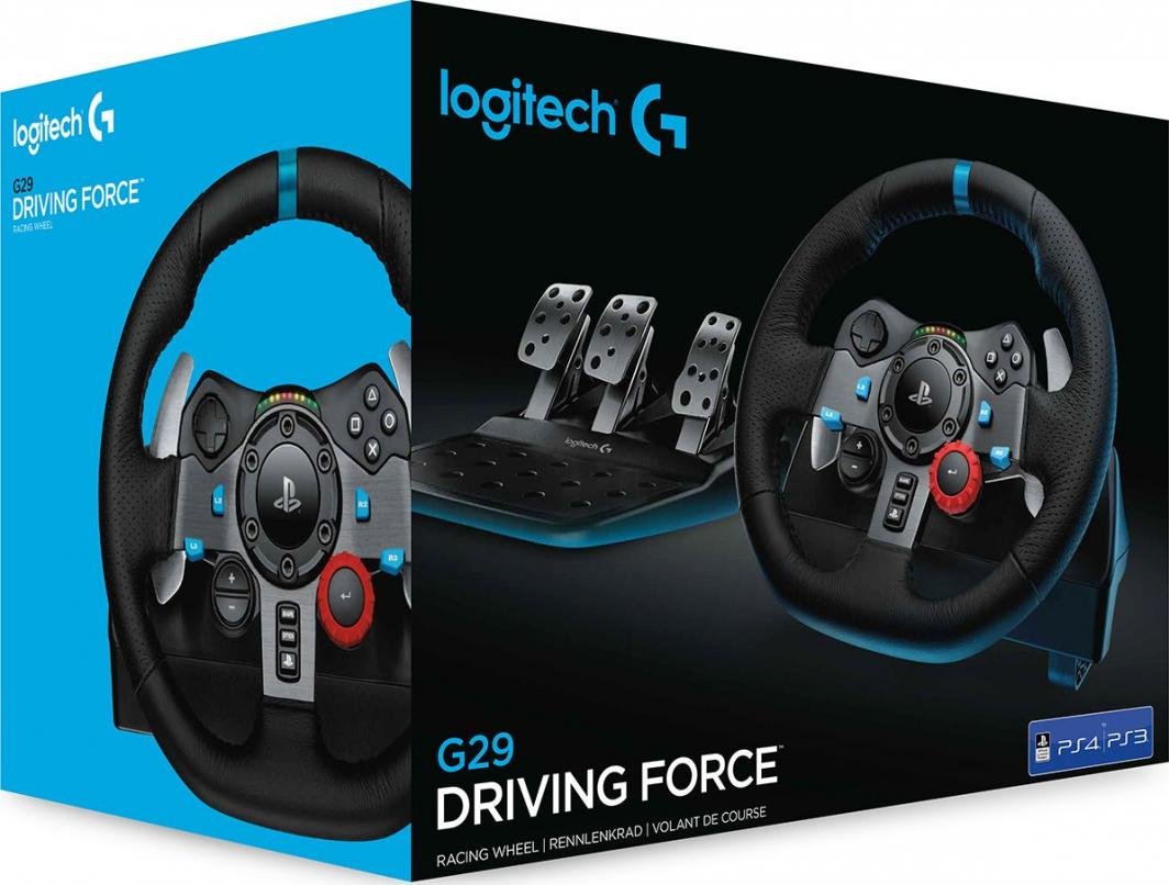 Logitech G29 Racing Wheel with Pedals Set - Thumbnail 8