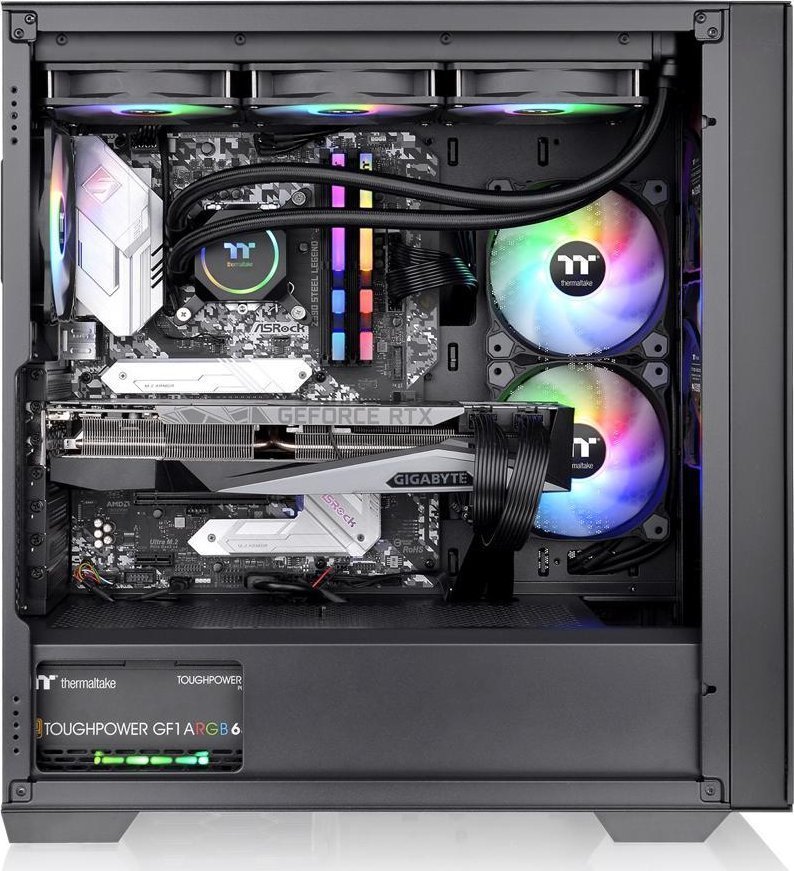 Thermaltake Divider 370 TG ARGB Case, Midi Tower - Thumbnail 5